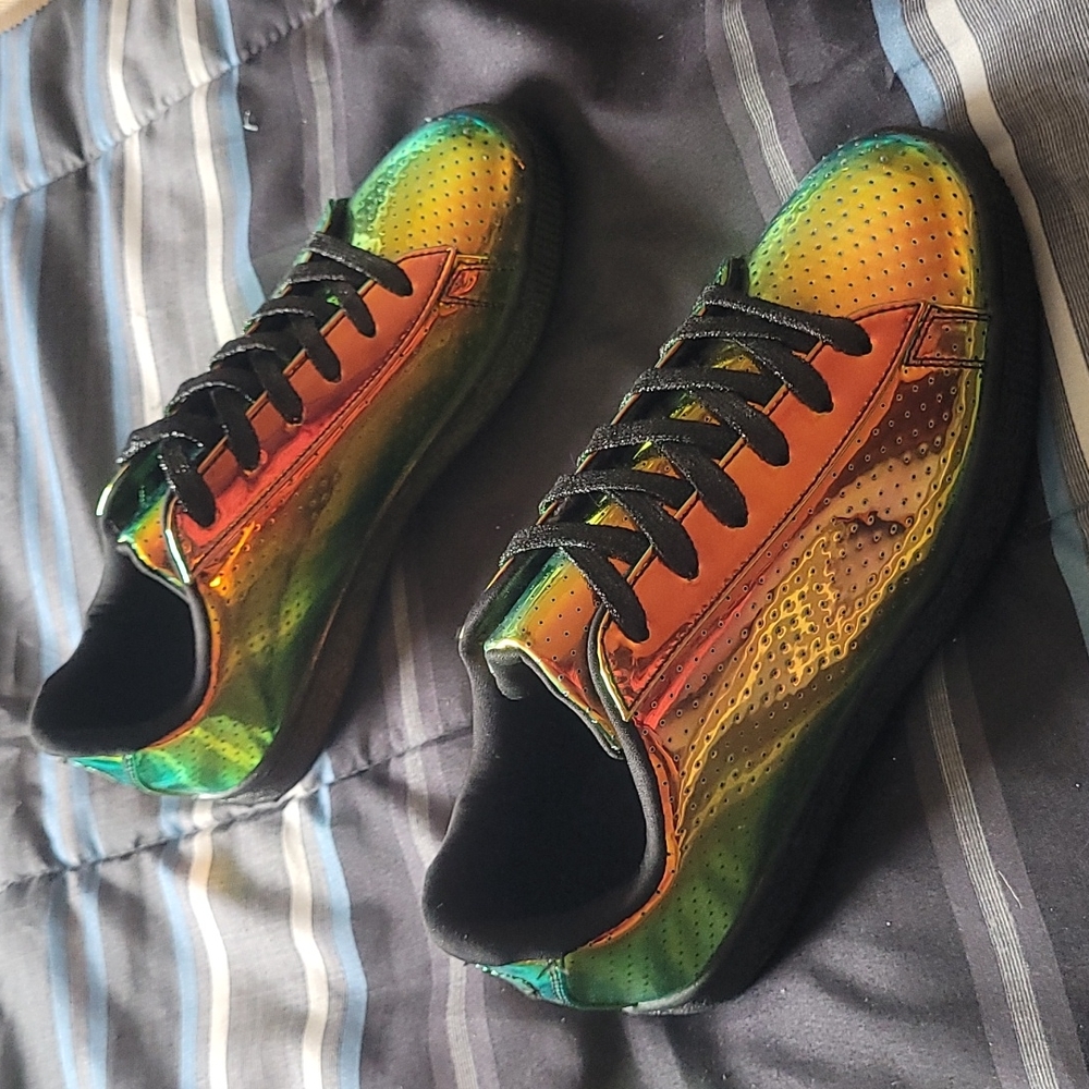 Qupid Rainbow Sneakers